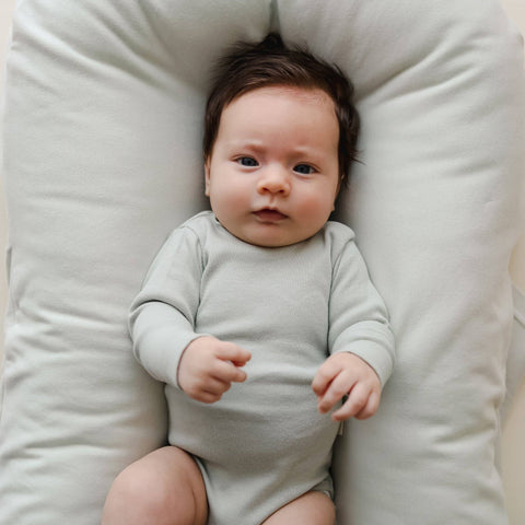 Snuggle Me Organic - Infant Lounger Cover | Sage - Home & Well