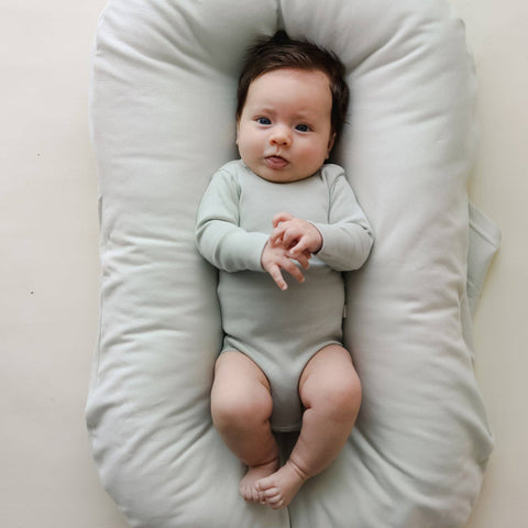 Snuggle Me Organic - Infant Lounger Cover | Sage - Home & Well