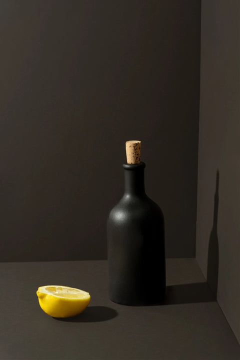 Stoneware Olive Oil Bottle | Jazz 21 Oz - Home & Well
