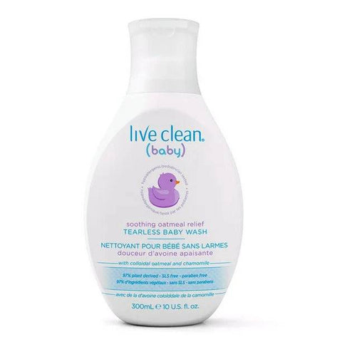 LIVE CLEAN Baby Soothing Oatmeal Tearless Wash - Home & Well