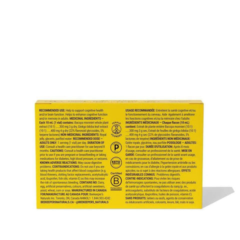 Beekeeper's Naturals B.LXR Brain Fuel – Pack of 6 - Home & Well