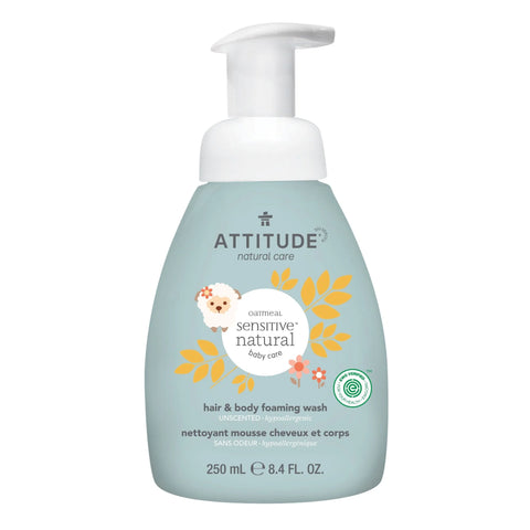 ATTITUDE Natural Hair & Body Foaming Wash - Home & Well
