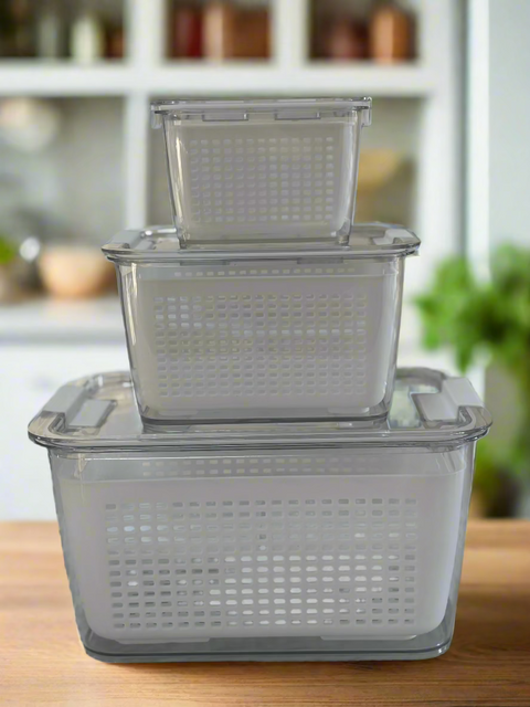 Fridge Organization | Set of 3 | Food storage containers