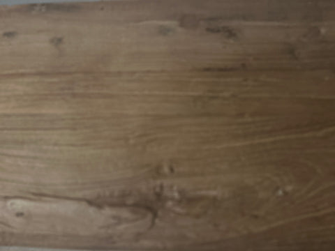 Large Wooden Bench 59 in, Natural Recycled Elmwood