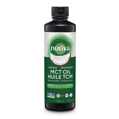 NUTIVA Organic Liquid MCT Coconut Oil - Home & Well