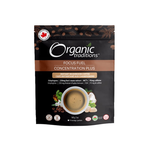 ORGANIC TRADITIONS Focus Fuel Mushroom Coffee