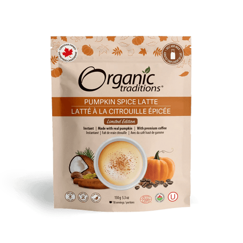 ORGANIC TRADITIONS Pumpkin Spice Latte - Home & Well