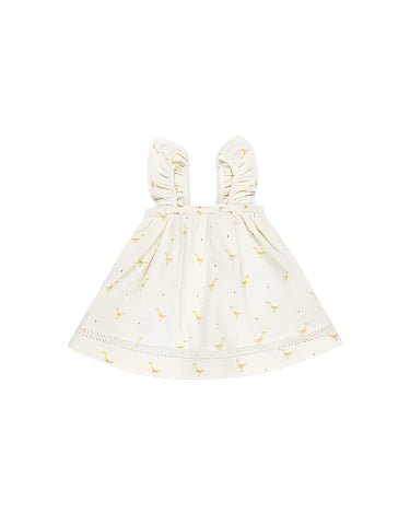 Ruffled Tank Dress | Geese |QUINCY MAE - Home & Well