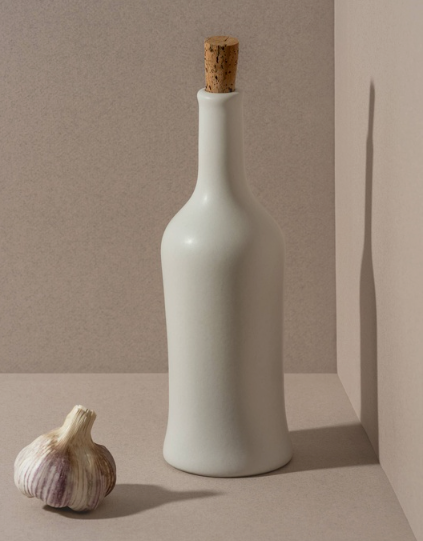 Stoneware Olive Oil Dispenser | Brutto 21 oz - Home & Well