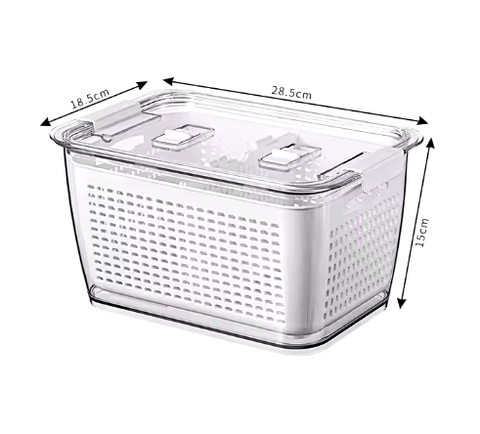 Fridge Organization | Set of 3 | Food storage containers - Home & Well