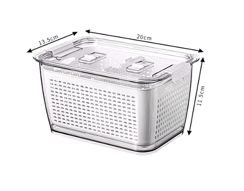 Fridge Organization | Set of 3 | Food storage containers - Home & Well