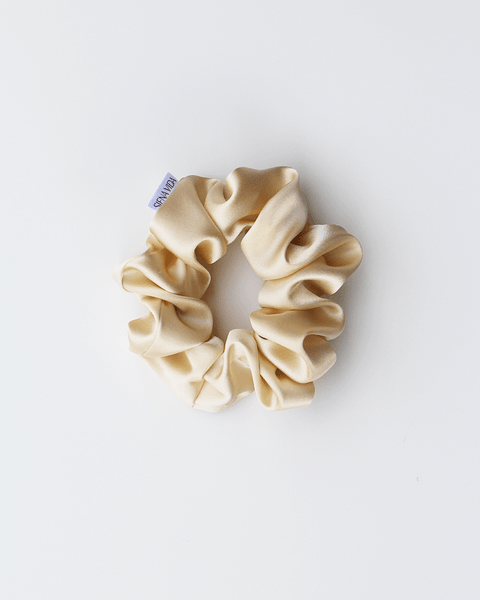 Siena Vida Champagne Silk Scrunchie - Classic - Home & Well