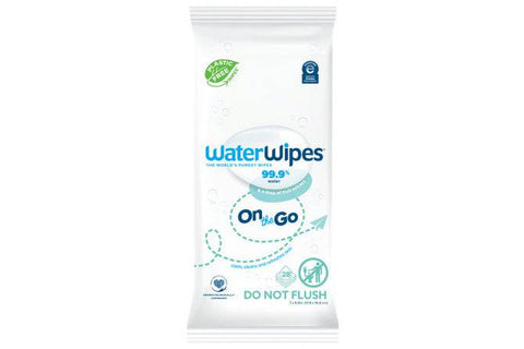 WATERWIPES Baby Wipes Travel Pack - On The Go - Home & Well
