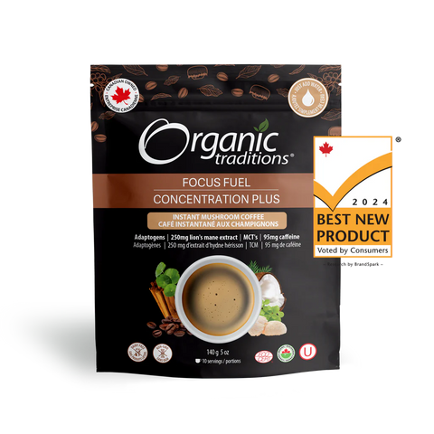 ORGANIC TRADITIONS Focus Fuel Mushroom Coffee