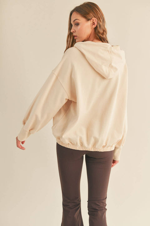 Cream Essential Pullover - Home & Well