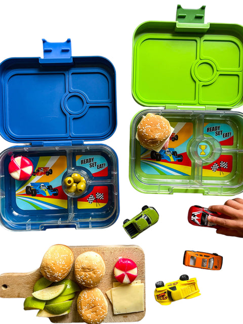 Yumbox - Leakproof Sandwich Friendly Bento Box - Monte Carlo Blue - Home & Well
