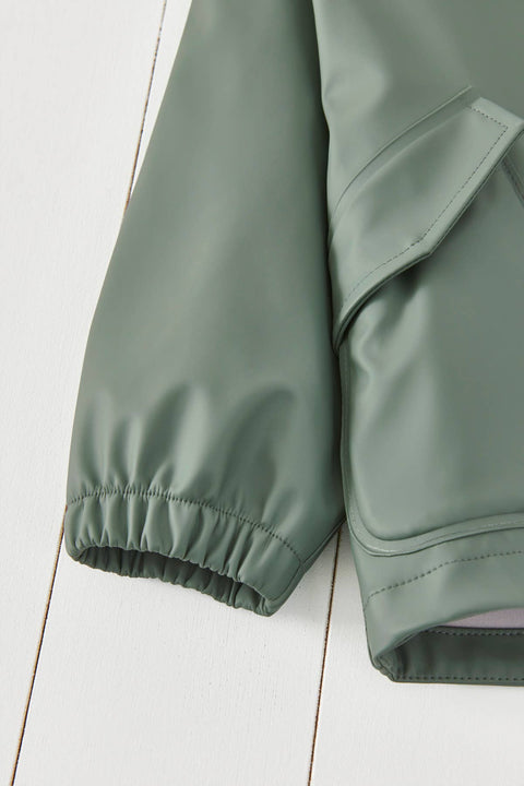 Grass & Air - Khaki Kids Waterproof Rain Jacket - Home & Well