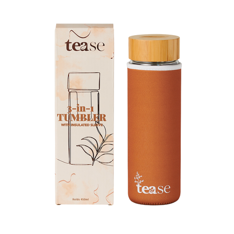 Tease | Wellness Tea Blends + Accessories - 3-in-1 Tumbler | Eco-Friendly Tea, Coffee + Fruit Infuser - Home & Well