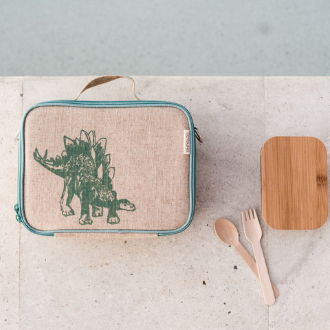 Green Stegosaurus Lunch Box - Home & Well