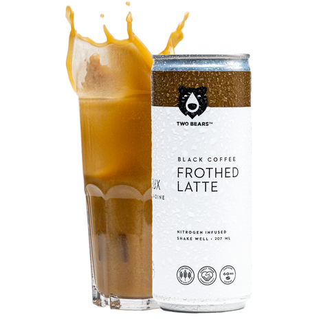 Frothed Black Oat Latte - Home & Well