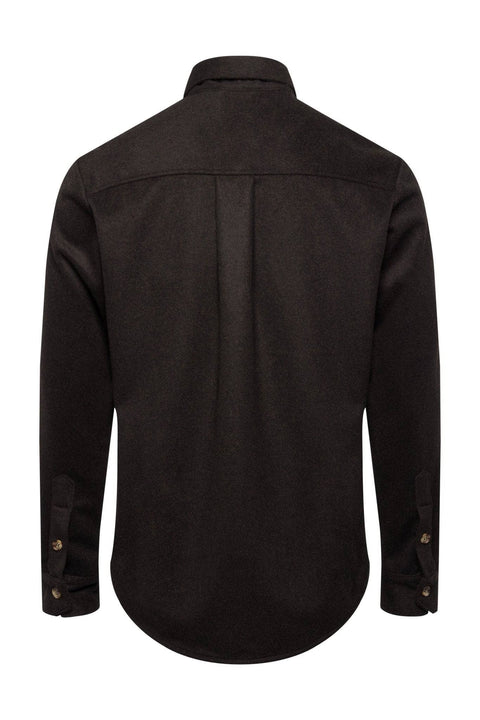 Wolfe Co. Apparel and Goods® - Carob Wool Button Down - Home & Well