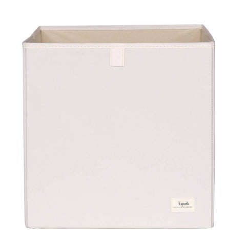 3 Sprouts - Recycled Fabric Storage Cube - Solid Colours - Home & Well
