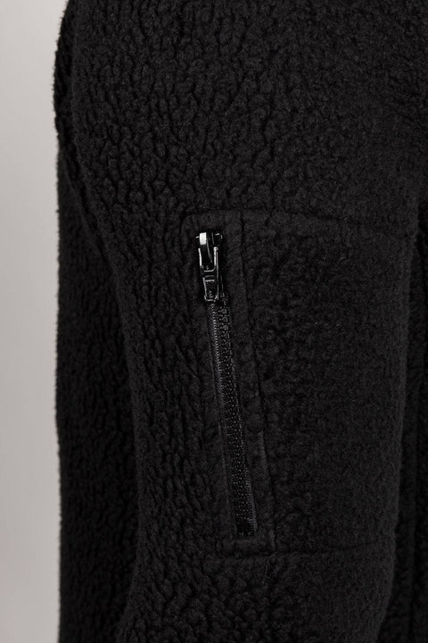 Wolfe Co. Apparel and Goods® - Black Kitimat Men's Half Zip - Home & Well