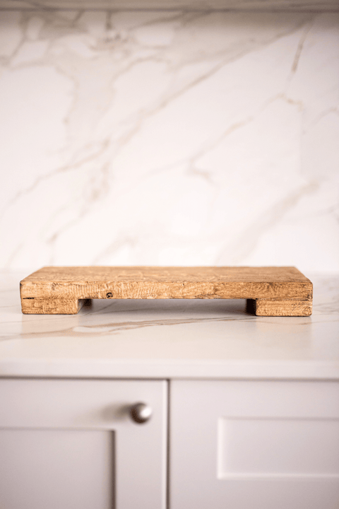 Luxe B Co - Trivet Riser Solid Elm Wood - Home & Well