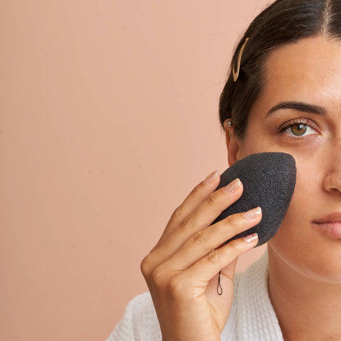 BKIND - Konjac Facial Sponge - Bamboo Charcoal - Home & Well