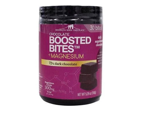 BROOKLYN BORN CHOCOLATE Dark Chocolate Bites + Magnesium - Home & Well