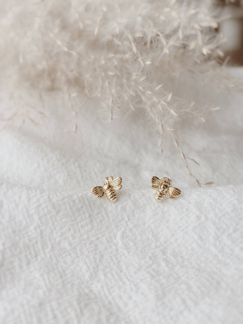 Olive Branch Jewelry & Co. - Sweet Like Honey Bee Studs - Home & Well