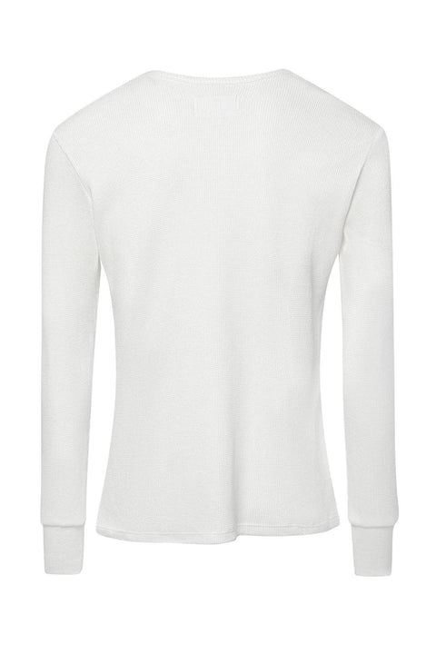 Wolfe Co. Apparel and Goods® - White Straight Hem Waffle Knit - Home & Well