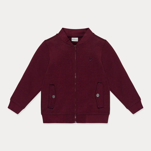 Mini Wardrobes - Toddler Bomber Jacket Kids, Boys Lightweight Fleece Jacket, Cotton