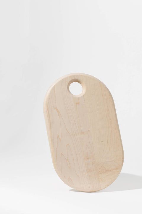 Hudson and Oak - Oval Maple Cutting Board - Home & Well