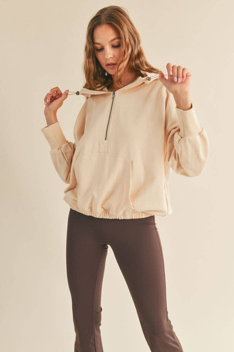 Cream Essential Pullover - Home & Well