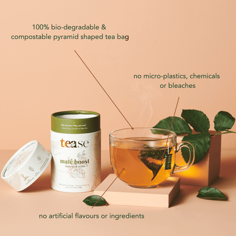 Tease | Wellness Tea Blends + Accessories - Midnight Mint | All Natural Biodegradable, Organic Tea Blend - Home & Well