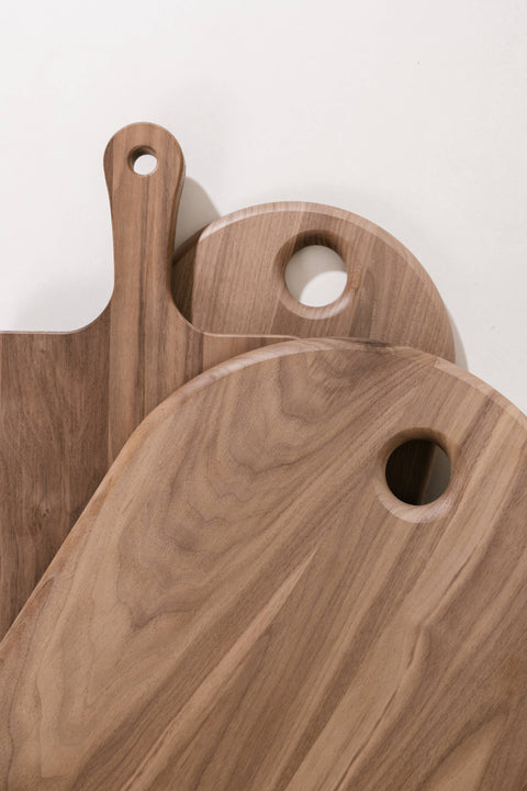 Hudson and Oak - Oval Walnut Cutting Board - Home & Well