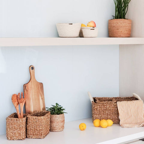 KORISSA - Handwoven Wicker Storage Basket • Savar Everything Basket - Home & Well