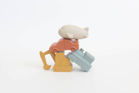 Brooklyn Neutral - Vehicle Bath Toy Set - Home & Well