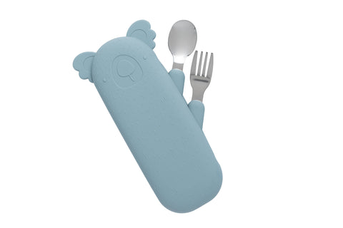 the cotton cloud - Zoe the Koala Cutlery Set and Case