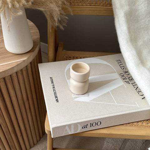 Studio Akiyo - Scandi Elevated Single Tea Light Candle Holder | Minimalist