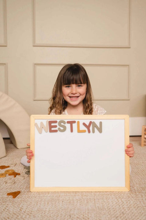 Brooklyn Neutral Magnetic Whiteboard - Home & Well