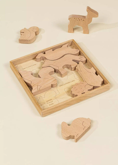 Coco Village - Wooden Balance Puzzle - Forest (8 pcs) - Home & Well