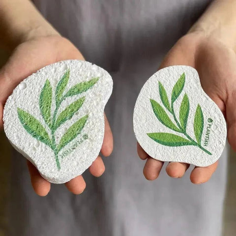 Solid Dish Soap Sponge Scrubber Bundle | Plantish - Home & Well