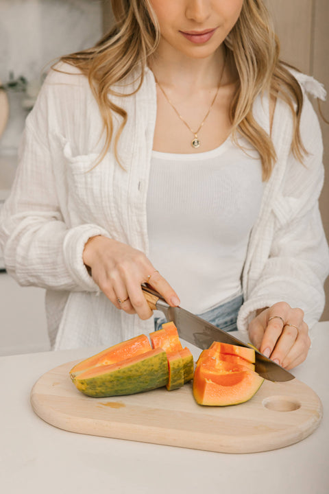 Hudson and Oak - Oval Maple Cutting Board - Home & Well