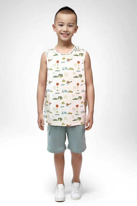 Kids Bamboo Cargo Shorts | Little & Lively