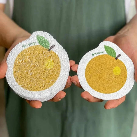 Solid Dish Soap Sponge Scrubber Bundle | Plantish - Home & Well