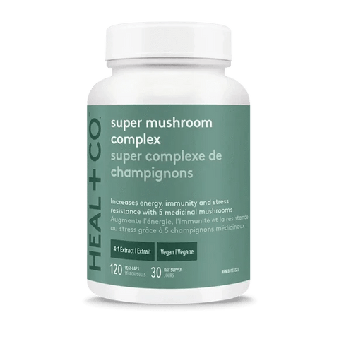 HEAL + CO. Super Mushroom Complex (4:1) 500mg - Home & Well