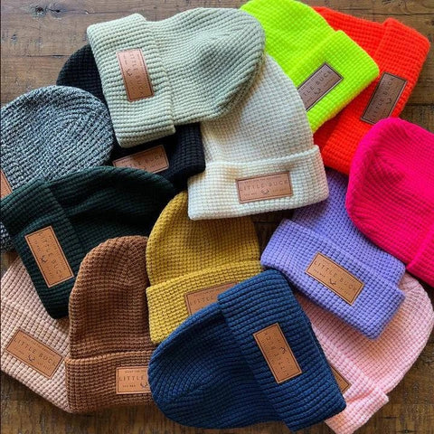 Waffle Cabin Beanie | Little Buck - Home & Well