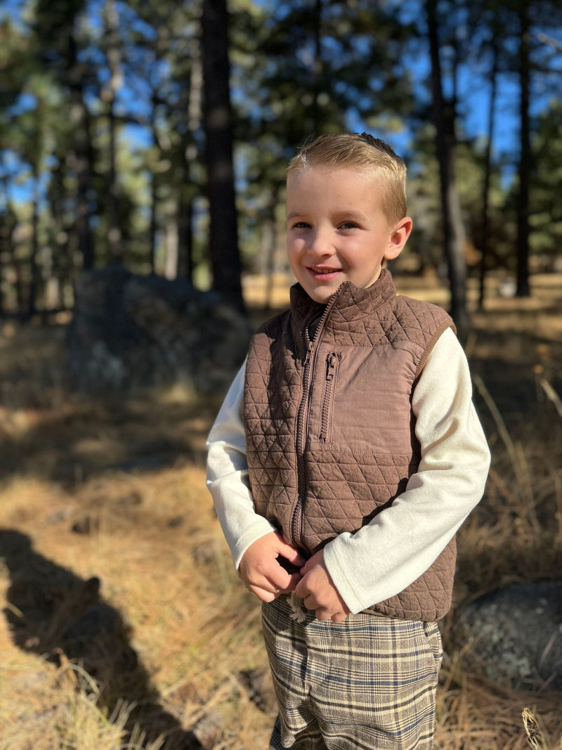 Hunter Vest | Brown | Me & Henry